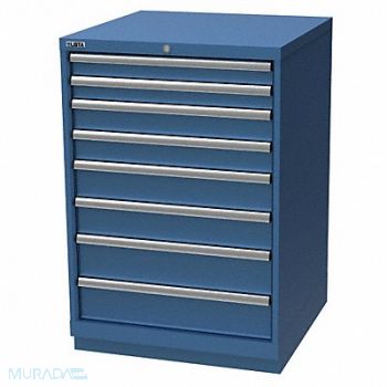 LISTA K3762 Mod Drwr Cab 41-3/4 H 8 Drwr Bright Blue, 36N120