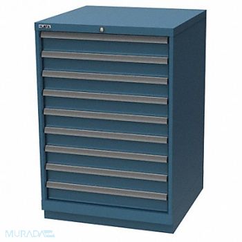 LISTA K3765 Mod Drwr Cab 41-3/4 H 9 Drwr Clssc Blue, 36N124