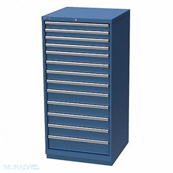 LISTA Mod Drwr Cab 59-1/2 H 13 Drwr Brght Blue, 36N144