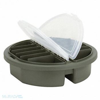 PLANO MOLDING BcktTpCmprtBx MldedTnsn FrstGrn 3 3/4 in, 36N222