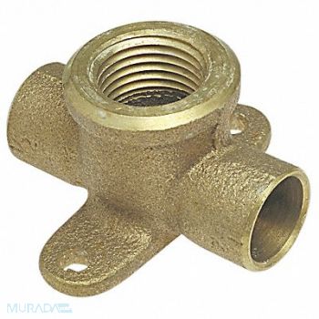 NIBCO Drop Tee Cast Bronze 1/2 Tube CxCxFNPT, 36N519