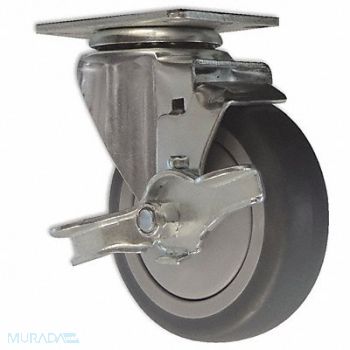 SNAP-LOC Caster 4 in Swivel/Brake 375 lb, 36NG64