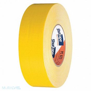 SHURTAPE Duct Tape Yellow 1 7/8inx60 yd PK24, 36NH70