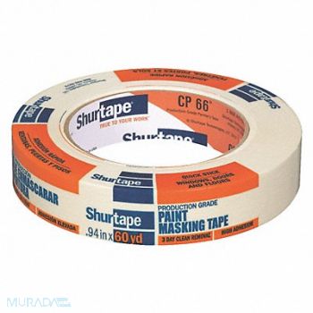 SHURTAPE Masking Tape 15/16 W 60 yd L Tan, 36NH75