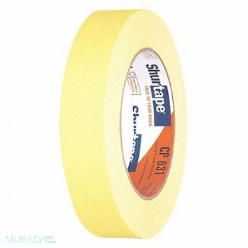 SHURTAPE Masking Tape 15/16 W 60yd L Yellow PK36, 36NH80