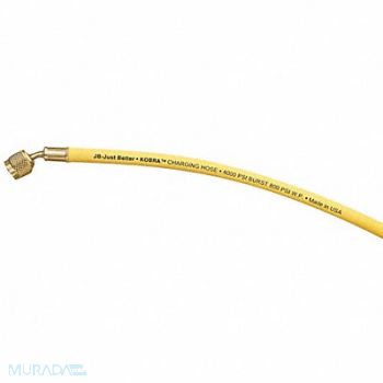 JB INDUSTRIES Charging/Vacuum Hose Low Loss 60 In Yel, 36P057
