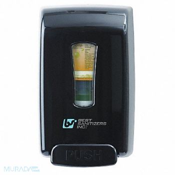 BEST SANITIZERS INC. Hand Sanitizer Dispenser 1250mL Black, 36P169