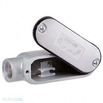 JOHNSON CONTROLS Temperature Sensor Housing Gray 5x2in, 36P613