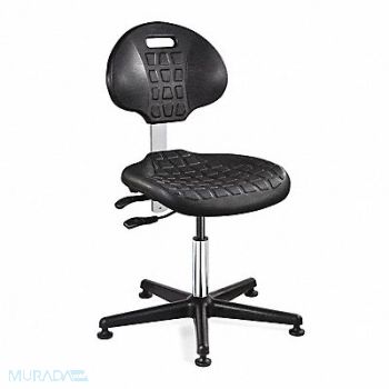 BEVCO Cleanroom Task Chair Polyurethane Black, 36R224