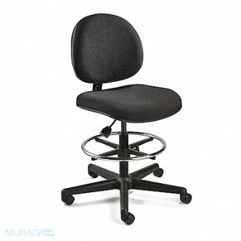 BEVCO G8860 Task Chair Fabric Black 24-34 Seat Ht, 4GJK5
