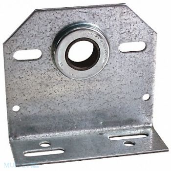 AMERICAN GARAGE DOOR SUPPLY Bearing Center Plate 11 Ga 3-3/8 In, 36R842