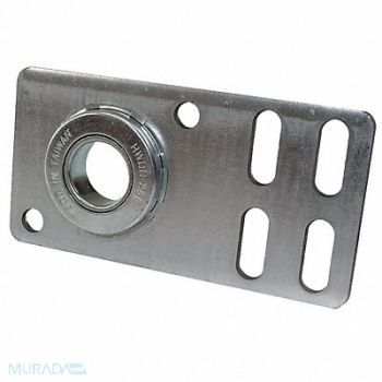 AMERICAN GARAGE DOOR SUPPLY Bearing Flat End Plate 10 Ga 5-5/8 PR1, 36R853