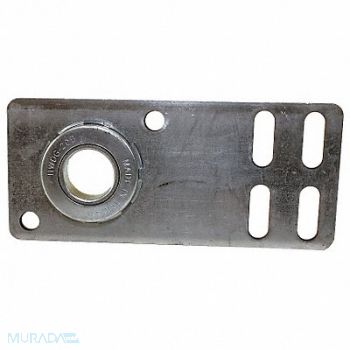 AMERICAN GARAGE DOOR SUPPLY Bearing Flat End Plate 10 Ga 6-5/8 PR1, 36R854