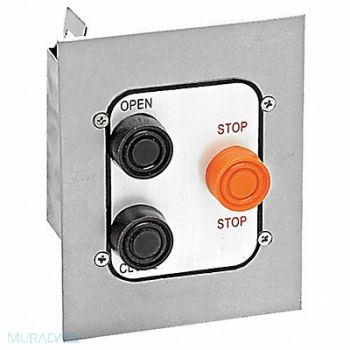 AMERICAN GARAGE DOOR SUPPLY Control Station Alum 3 Buttons Nema 4, 36R998