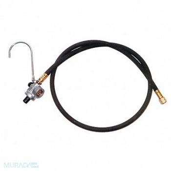 SIEVERT Gas Hose and Regulator 1/4 ID x 4 ft., 36RA55