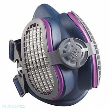 MILLER ELECTRIC Half Mask Respirator Kit M/L Purple, 36RC60