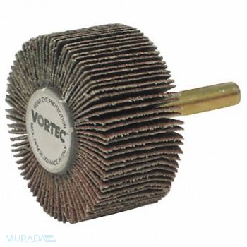 WEILER Flap Wheel 3 in Dia 1 in W 60 Grit, 36RD21