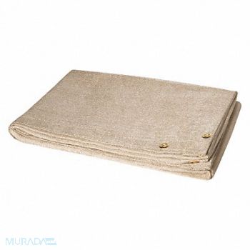 STEINER Welding Blanket 10 ft W 10 ft L Tan, 6NE18