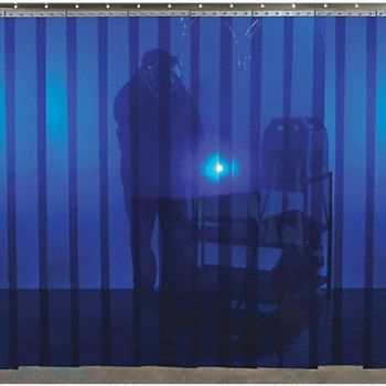 STEINER J1597 Welding Strip Curtain 8ft H 10ft W Blue, 36RD74