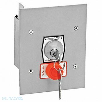 AMERICAN GARAGE DOOR SUPPLY Keyswitch 2 Buttons Tamperproof, 36T024