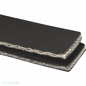 APACHE INC. Conveyor Belt Wvn 350 Poly PVC Blk 72InW, 36TN68