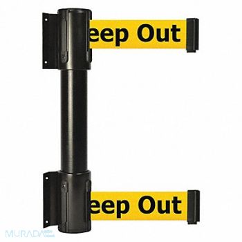 TENSATOR Belt Barrier 13 ft Danger-Keep Out Black, 36TU42