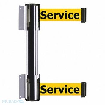 TENSATOR Belt Barrier Out Of Service Chrome, 36TU11