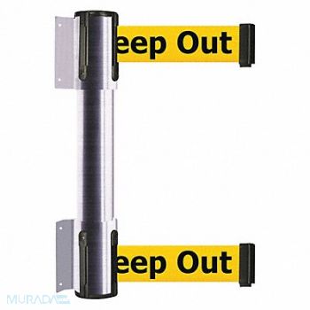TENSATOR Belt Barrier 7-1/2 ft Danger- Keep Out, 36TU26