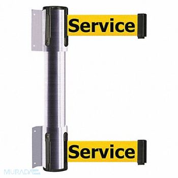 TENSATOR Belt Barrier 13 ft Satin Chrome, 36TU91