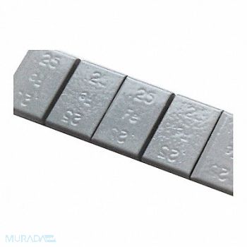 PERFECT EQUIPMENT Wheel Weight 0.25 oz Steel Adhesive PK48, 36TU93