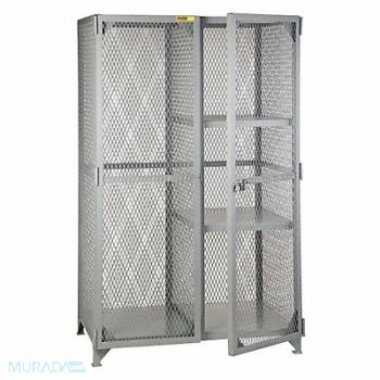 LITTLE GIANT StrgLckr 78 x61 x27 Gray 2Shlv, 36TV25