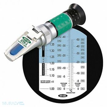VEE GEE Analog Refractometer Propylene Glycol, 36TY16