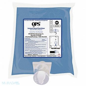 OPS Hand Sanitizer Cartridge Refill Foam PK2, 36TY79