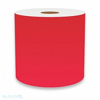 VNM SIGNMAKER Label Tape Red 4in W For Mfr No VnM4, 36UR18