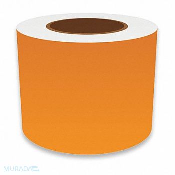 VNM SIGNMAKER J2297 Label Tape Orange 4in W For Mfr No VnM8, 36UT96