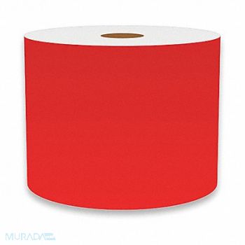 VNM SIGNMAKER J2294 Label Tape Red 4in W For Mfr No VnM4, 36UU21