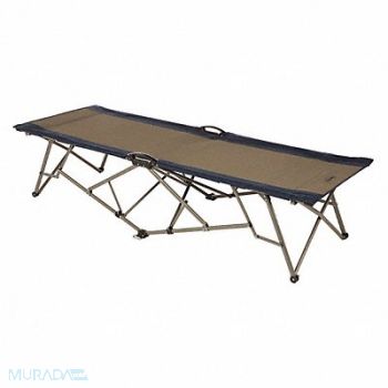 KAMP-RITE TENT COT INC EZ Fold Cot Blue/Gray 79inLx18-57/64inH, 36UV16