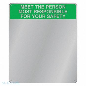 GRAINGER APPROVED Indoor Safety Mirror Acrylic 16 in.W, 36VM58