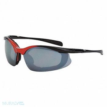 CROSSFIRE Safety Glasses Silver Mirror, 36VZ80