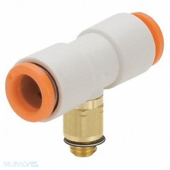 SMC Male Branch Tee 1/8 in TubexUNF, 36W734