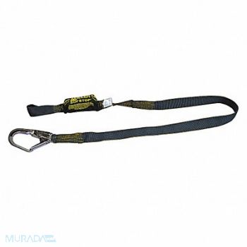 HONEYWELL MILLER Shock-Absorbing Lanyard Gray, 36WA20