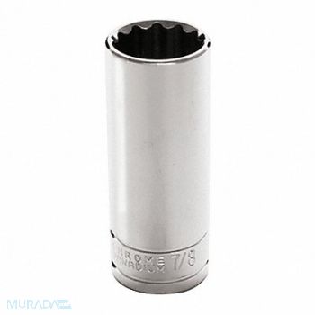 PERFORMANCE TOOL Socket 1/2 in Dr 7/8 in 12 Pt., 36WC19