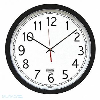 ABILITY ONE Wall Clock Analog Battery, 36WE36