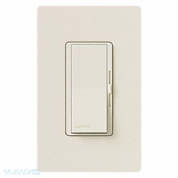 LUTRON Lighting Dimmer Decora Rocker Lgt Almond, 36WG99