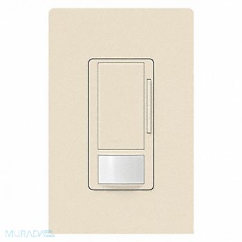 LUTRON Vacancy Dimmer Snsr Wall Light Almond, 36WH21