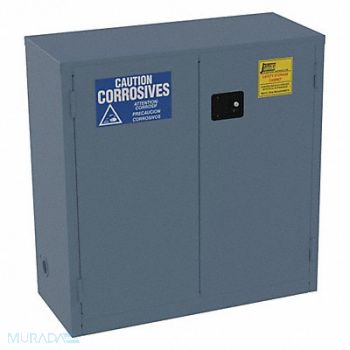 JAMCO Corrosive Safety Cabinet 30 gal Blue, 49R171