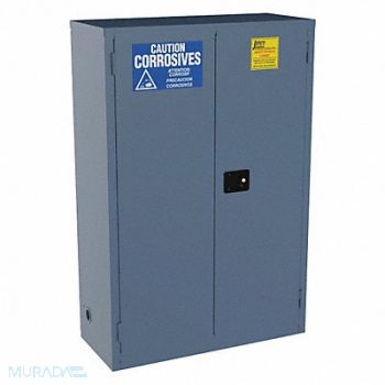 JAMCO Corrosive Safety Cabinet 45 gal Blue, 49R172