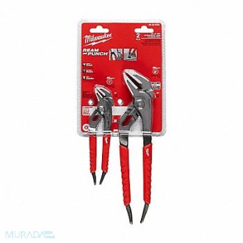 MILWAUKEE Tongue and Groove Plier Set Reaming 2Pcs, 36XE07