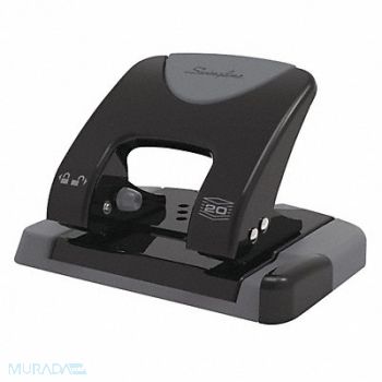 SWINGLINE Two-Hole Paper Punch 20 Sheets Blck/Gray, 36XR08