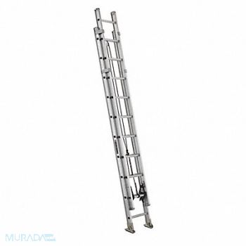LOUISVILLE Extension Ladder Aluminum 20 ft IAA, 36Y327
